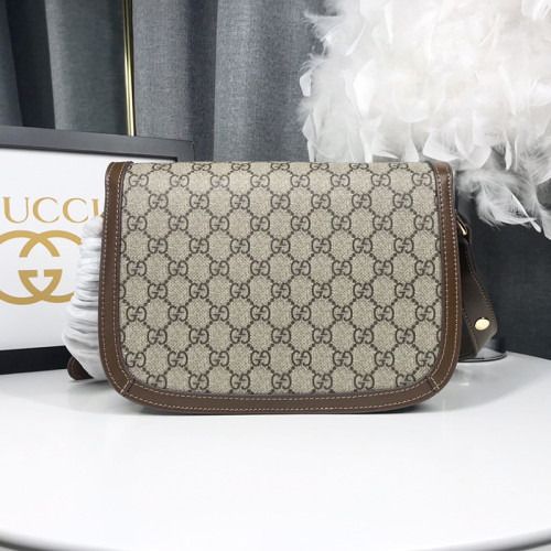 Gucci Womens Bags Shoulder Messenger Bag Luxury Brand Gucci Horsebit 1955 small shoulder bag 602204 92TCG 8563 with Original Box