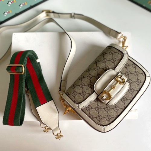 Gucci Womens Bags Shoulder Messenger Bag Luxury Brand Gucci Horsebit 1955 mini bag 658574 HUHHG 9759 with Original Box