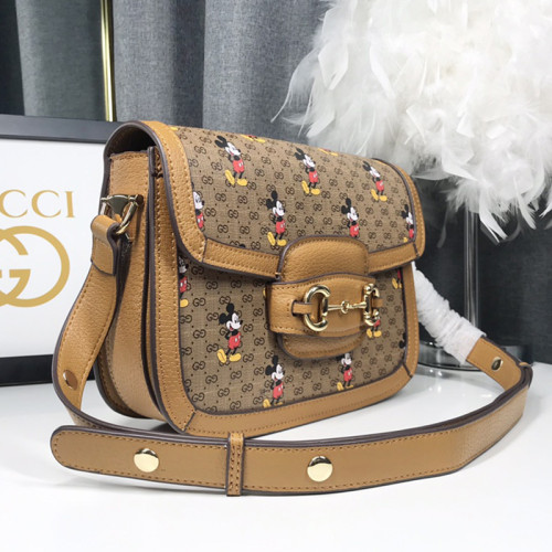 Gucci Womens Bags Shoulder Messenger Bag Luxury Brand Gucci Horsebit 1955 small shoulder bag with Original Box
