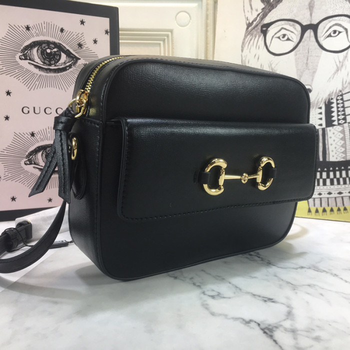 Gucci Womens Bags Shoulder Messenger Bag Luxury Brand Gucci Horsebit 1955 small shoulder bag 645454 1DB0G 1000 with Original Box