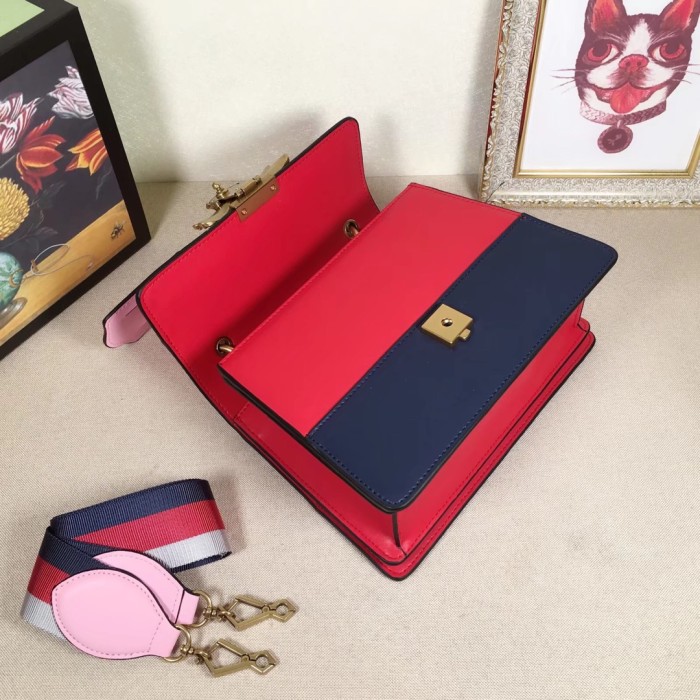 Gucci Womens Bags Shoulder Messenger Bag Luxury Brand Queen Margret with Original Box