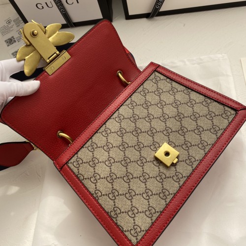 Gucci Womens Bags Shoulder Messenger Bag Luxury Brand Queen Margret with Original Box