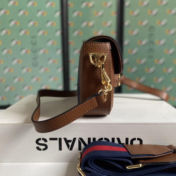 Gucci Womens Bags Shoulder Messenger Bag Luxury Brand Gucci Horsebit 1955 mini bag 658574 2KQPG 8391 with Original Box