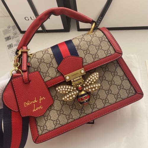 Gucci Womens Bags Shoulder Messenger Bag Luxury Brand Queen Margret with Original Box