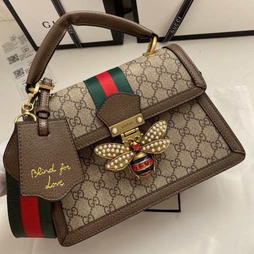 Gucci Womens Bags Shoulder Messenger Bag Luxury Brand Queen Margret with Original Box
