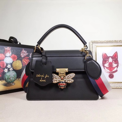 Gucci Womens Bags Shoulder Messenger Bag Luxury Brand Queen Margret with Original Box