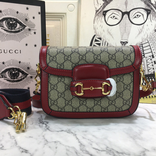 Gucci Womens Bags Shoulder Messenger Bag Luxury Brand Gucci Horsebit 1955 mini bag 658574 HUHHG 8578 with Original Box