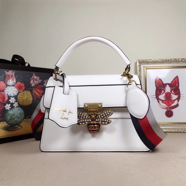Gucci Womens Bags Shoulder Messenger Bag Luxury Brand Queen Margret with Original Box