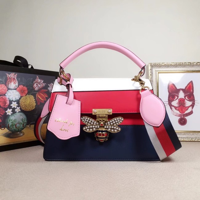 Gucci Womens Bags Shoulder Messenger Bag Luxury Brand Queen Margret with Original Box