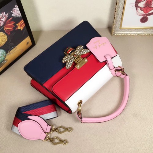 Gucci Womens Bags Shoulder Messenger Bag Luxury Brand Queen Margret with Original Box
