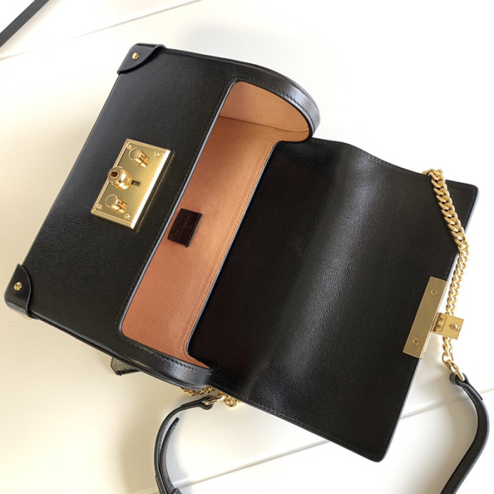 Gucci Womens Bags Shoulder Messenger Bag Luxury Brand GUCCI Small Padlock Shoulder Bag with Original Box 603221 1DBRG 1000