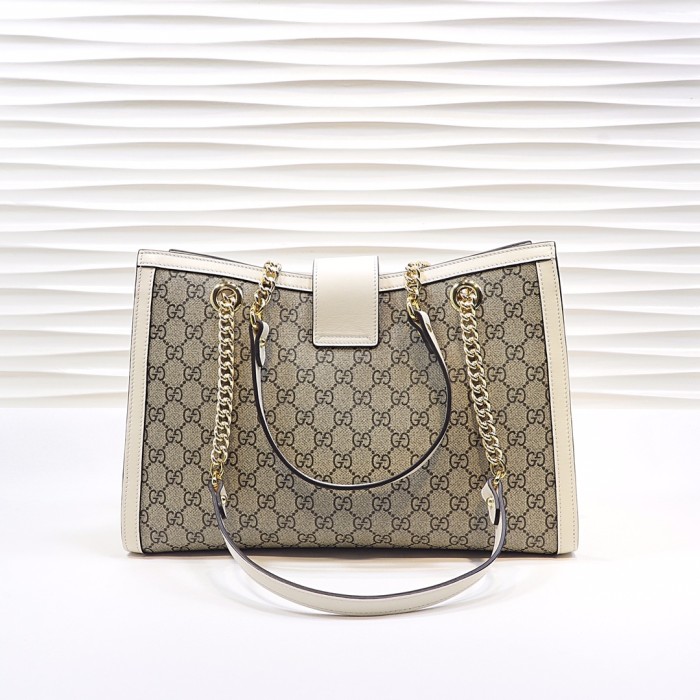 Gucci Womens Bags Shoulder Messenger Bag Luxury Brand GG Supreme Padlock medium GG shoulder bag with Original Box 479197 KHNKG 9761