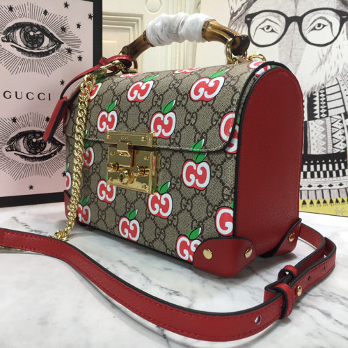 Gucci Womens Bags Shoulder Messenger Bag Luxury Brand GUCCI Small Padlock Shoulder Bag with Original Box