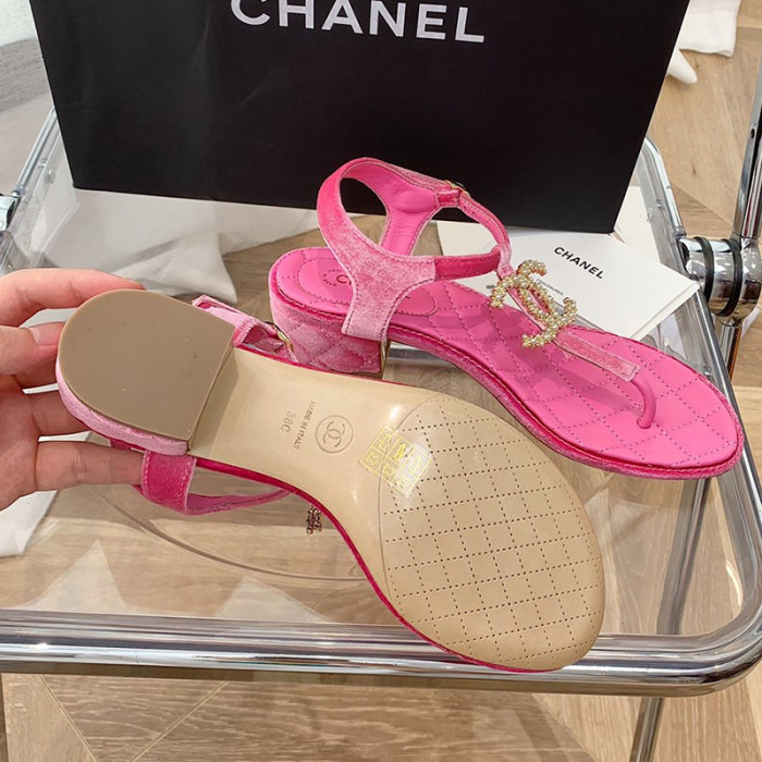 Chanel Womens Shoes Sandals Luxury Brand Sandals for Women with Original Box