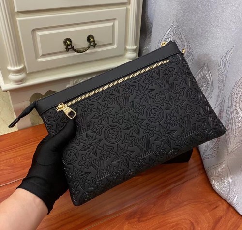 Louis Vuitton Mens Bags Luxury Brand Business Clutch with Original Box