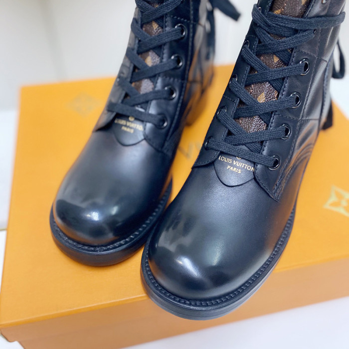 Louis Vuitton Women Shoes Boots Luxury Brand ANKLE BOOT with Original Box