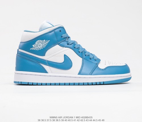 Air Jordan 1 Mid Sneakers Mens Womens Shoes Sneakers with Original Box 4028B435