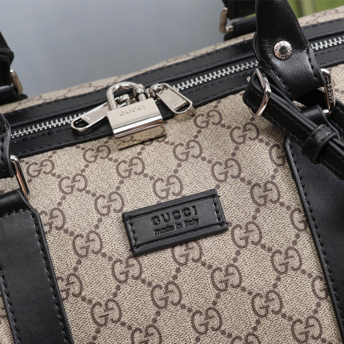 Gucci Mens Shoulder Bags Handbags Luxury Brand Fashion GG Supreme GG Vintage carry-on duffle