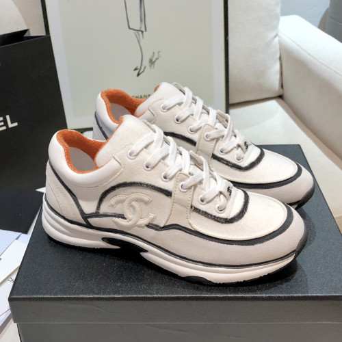 Chanel Mens Shoes Sneakers Luxury Brand Sports Shoes Breathable Design with Original Box