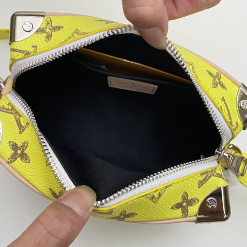 Louis Vuitton Mens Bag Luxury Brand Fashion Type MINI SOFT TRUNK vintage Monogram canvas with Original Box
