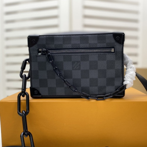 Louis Vuitton Mens Bag Luxury Brand Fashion Type MINI SOFT TRUNK with Original Box