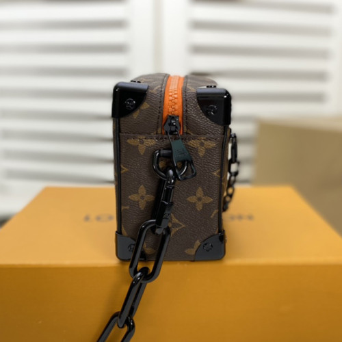 Louis Vuitton Mens Bag Luxury Brand Fashion Type MINI SOFT TRUNK Monogram coated canvas with Original Box