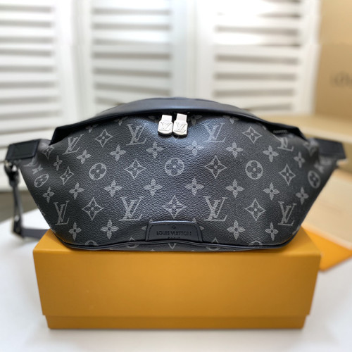 Louis Vuitton Mens Shoulder Bags Luxury Brand Fashion Type DISCOVERY BUMBAG M44336 with Original Box Monogram Eclipse coated canvas