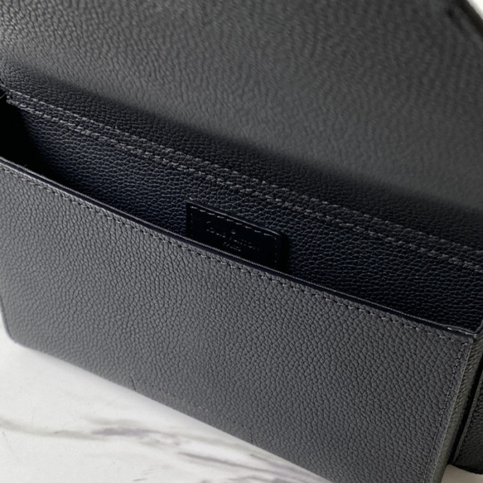 Louis Vuitton Mens Shoulder Bags Luxury Brand Fashion Type SLINGBAG M57081 Black grained calf leather with Original Box