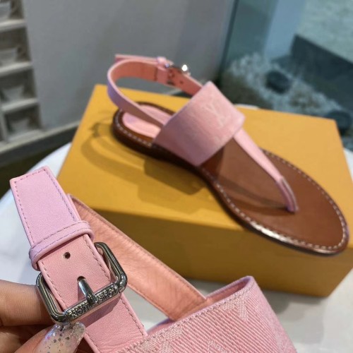 Louis Vuitton Women Shoes Flat Sandal Luxury Brand Sandals Slippers for Women with Original Box