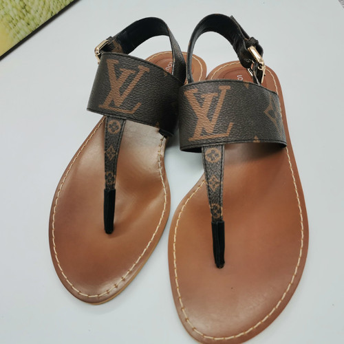 Louis Vuitton Women Shoes Flat Sandal Luxury Brand Sandals Slippers for Women with Original Box