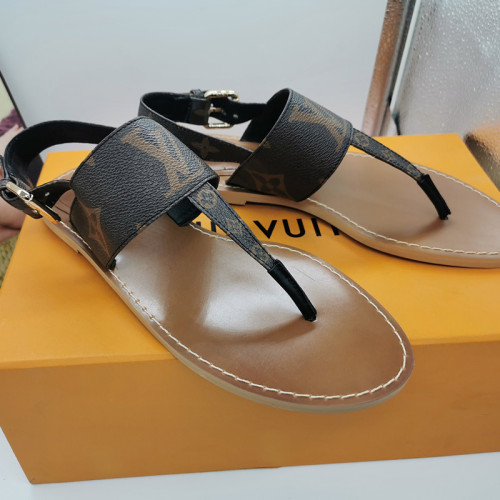 Louis Vuitton Women Shoes Flat Sandal Luxury Brand Sandals Slippers for Women with Original Box