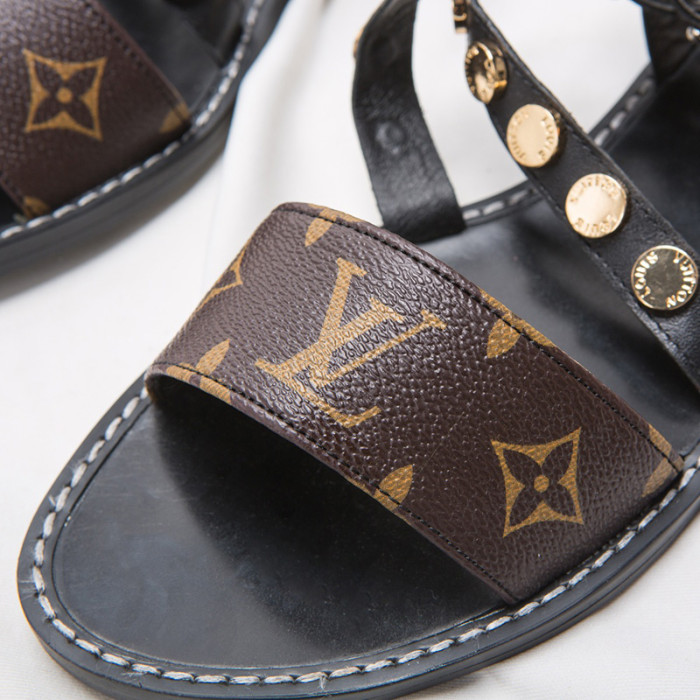 Louis Vuitton Women Shoes Flat Sandal Luxury Brand Sandals Slippers for Women with Original Box