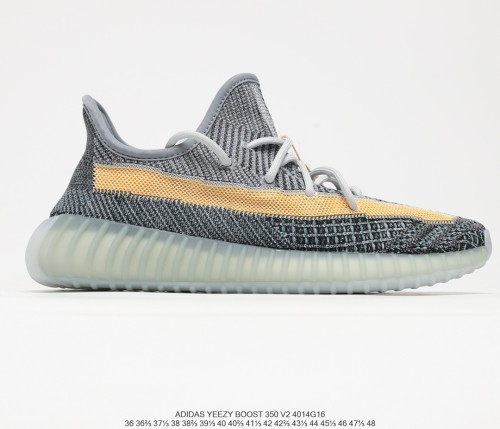 Kanye West x Adidas Yeezy Boost 350 V2 Ash Pearl  Mens Womens Shoes Sneakers Breathable Design 4014G16 with Original Box