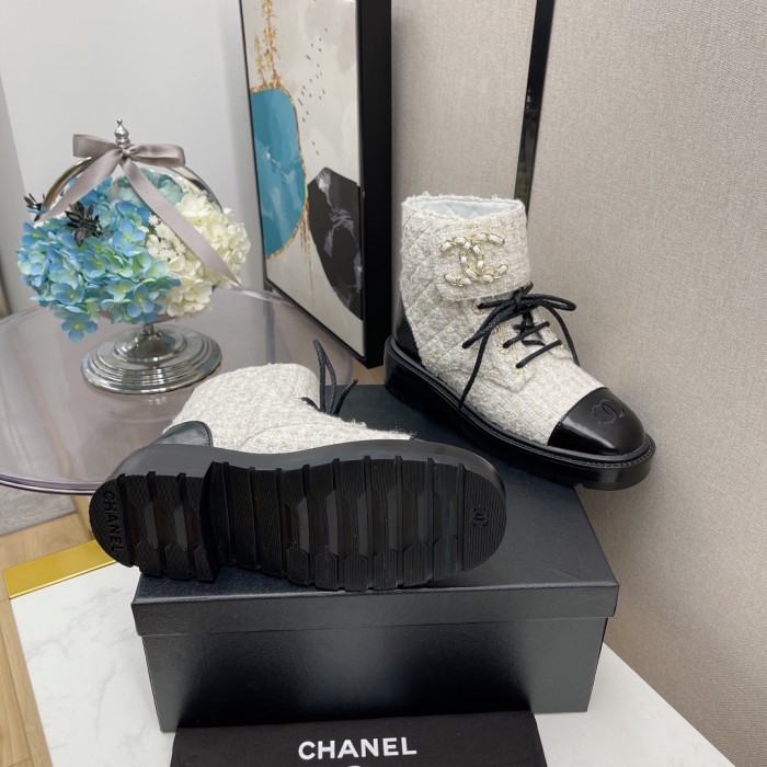 Chanel Womens Shoes Boots Luxury Brand Fashion Boots for Women with Original Box