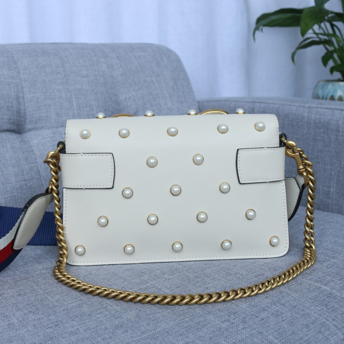 Gucci Womens Bags Crossbody Shoulder Messenger Bags Luxury Brand Broadway GG Supreme super mini bag 453778 KHNRN 8642 with Original Box