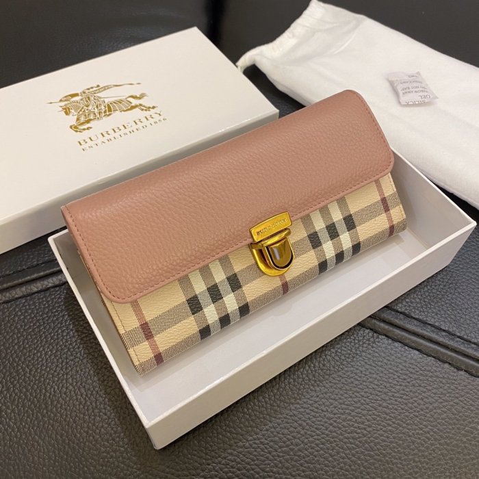 Burberry Mens Womens Bags Wallets Clutch Luxury Brand with Original Box
