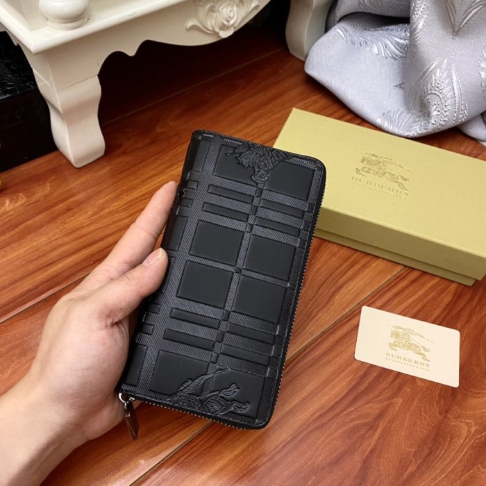 Burberry Mens Womens Bags Wallets Clutch Luxury Brand with Original Box