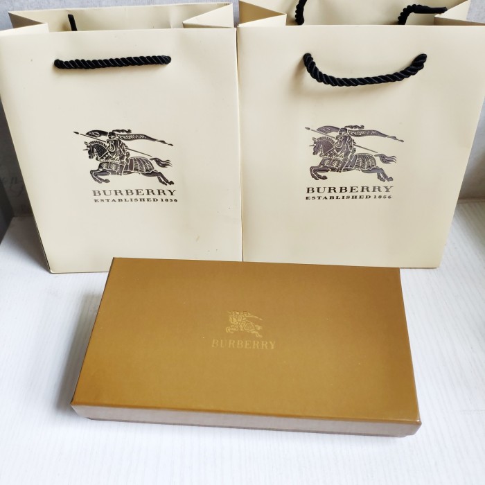 Burberry Mens Womens Bags Wallets Clutch Luxury Brand with Original Box