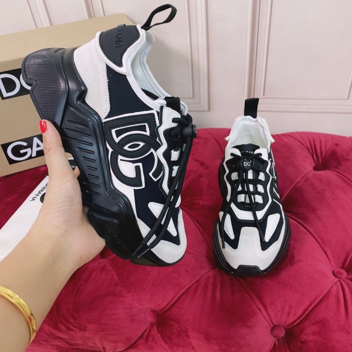 Dolce&Gabbana Womens Shoes Sneakers Fashion Type Luxury Brand Mixed-materials Daymaster sneakers with Original Box