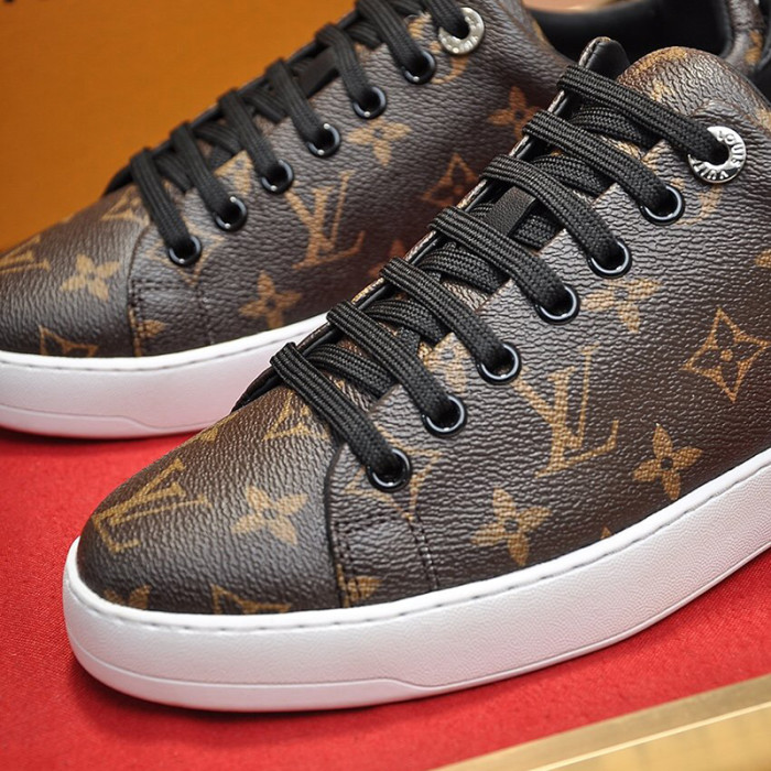 Louis Vuitton Men Shoes Fashion Sneakers LUXEMBOURG SNEAKER Monogram Luxury Brand with Original Box