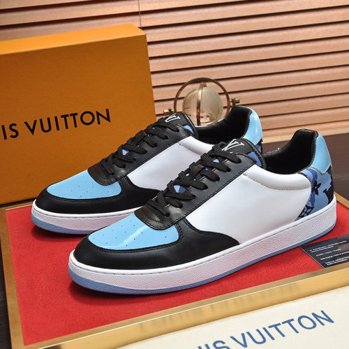 Louis Vuitton Men Shoes Fashion Sneakers RIVOLI SNEAKER Luxury Brand Casual Shoes with Original Box