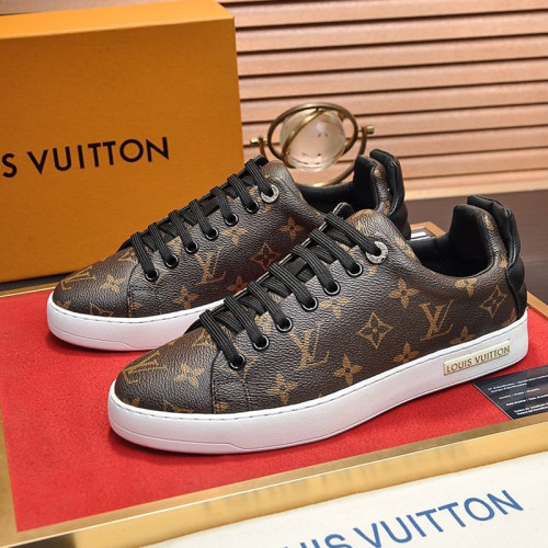 Louis Vuitton Men Shoes Fashion Sneakers LUXEMBOURG SNEAKER Monogram Luxury Brand with Original Box