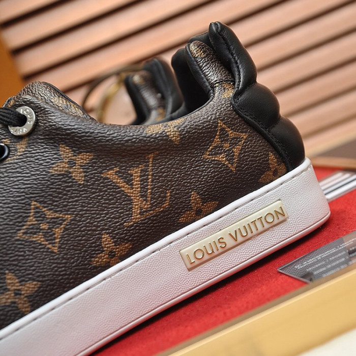 Louis Vuitton Men Shoes Fashion Sneakers LUXEMBOURG SNEAKER Monogram Luxury Brand with Original Box
