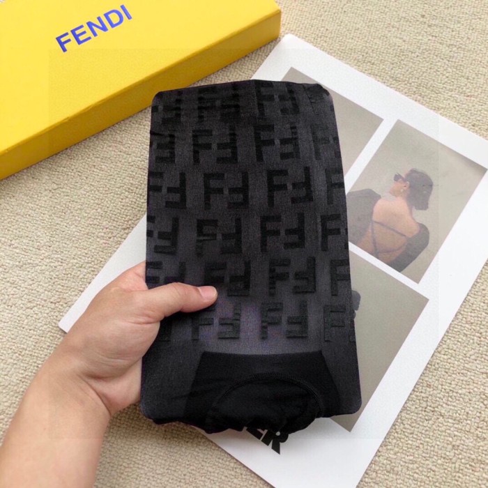 Fendi Socks Stockings with Original Box Luxury Brand Breathable Fendi Sock