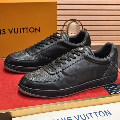 Louis Vuitton Men Shoes Fashion Sneakers RIVOLI SNEAKER Luxury Brand Casual Shoes with Original Box