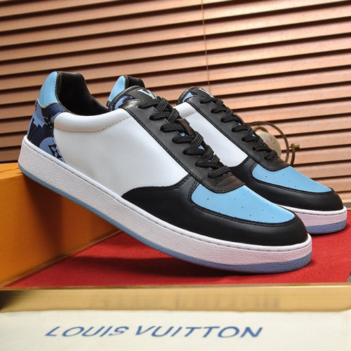 Louis Vuitton Men Shoes Fashion Sneakers RIVOLI SNEAKER Luxury Brand Casual Shoes with Original Box