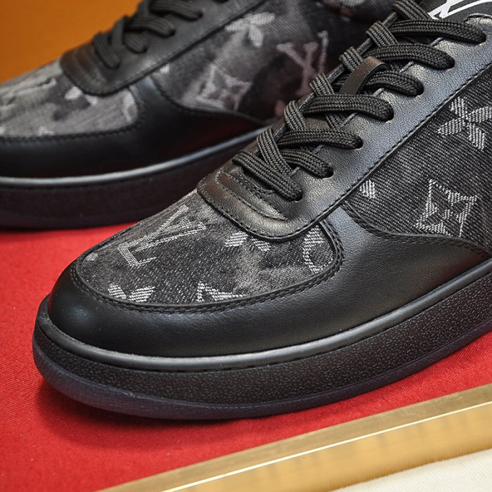 Louis Vuitton Men Shoes Fashion Sneakers RIVOLI SNEAKER Luxury Brand Casual Shoes with Original Box