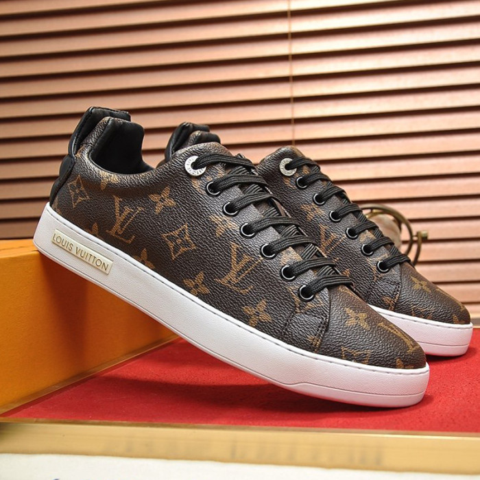 Louis Vuitton Men Shoes Fashion Sneakers LUXEMBOURG SNEAKER Monogram Luxury Brand with Original Box
