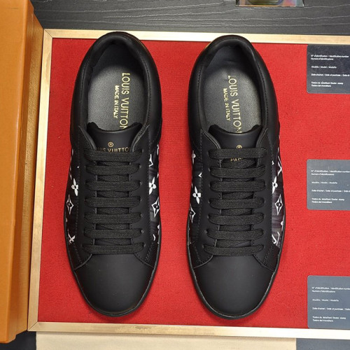 Louis Vuitton Men Shoes Fashion Sneakers LUXEMBOURG SNEAKER Monogram Luxury Brand with Original Box