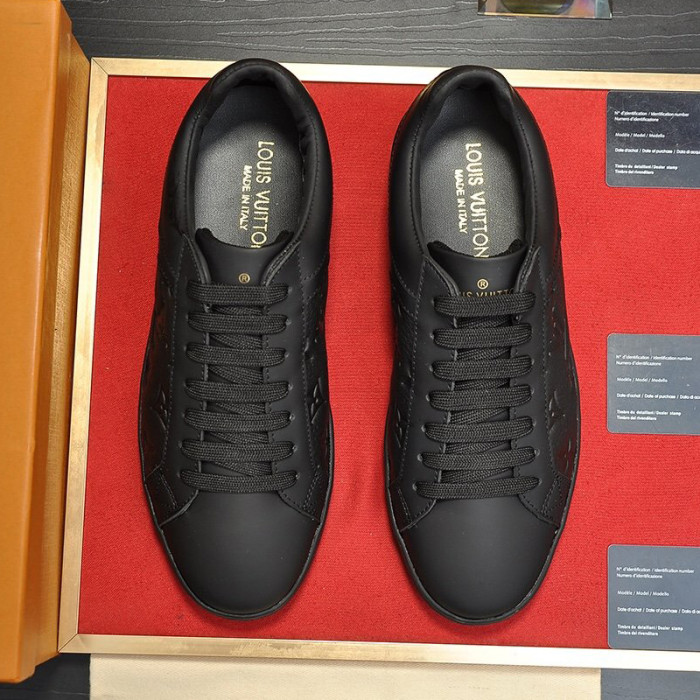 Louis Vuitton Men Shoes Fashion Sneakers LUXEMBOURG SNEAKER Monogram Luxury Brand with Original Box